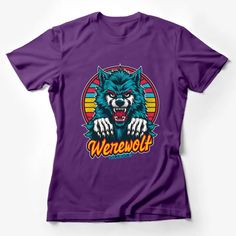 Vintage-Inspired Werewolf Graphic Tee, Bold Fierce Wolf Design Unisex T-Shirt Female T-Shirt Custom graphic T-Shirt.Customize your color T Shirt Female, Wolf Design, Shirt Female, Male T Shirt, Custom Shirts, Unisex T Shirt, Graphic Tee, Vintage Inspired, Graphic T Shirt