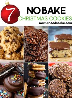 No bake Christmas cookies are a quick and easy way to spread holiday cheer without an oven. These no bake treats are quick to make and don't require a lot of fuss in the kitchen. Easy Christmas No Bake Treats, Easy No Bake Christmas Treats, No Bake Christmas Treats, No Bake Christmas Cookies, Christmas No Bake Treats, Bake Christmas Cookies, No Bake Christmas, Easy Holiday Baking, Bake Christmas