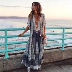 Boho Spring Breeze Maxi Dress Boho Hippy Free People Gypsy Retro Vintage Spell Vici Chic Anthro Faithful Love Lemons Coachella Lovers Will Love This! Country Music Outfits, Long Cardigan And Dress, Bohemian Schick, Cute Concert Outfits, Country Concert Outfits, Trendy Dresses Summer, Southern Girls, Country Concert Outfit