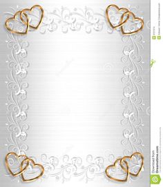 an ornate silver and gold frame with hearts