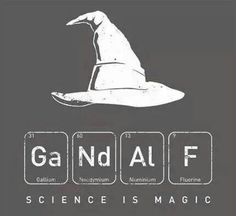 the words gard al fly and an image of a wizard's hat