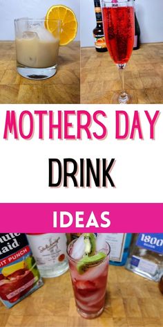 mother's day drink ideas