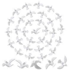 PRICES MAY VARY. Unique design: Our mini doves for crafts is carefully designed by professional designers. It raises its head confidently, lifts its small tail, and spreads its wings to fly. It is very cute. A pure and free little white dove is born Quantity size: You will get 200 pieces 1x0.8 inch of mini doves for crafts, enough quantity for your daily decoration needs Wide Use: These tiny dove birds can be used to decorate your party and work well for DIY crafts, wall art, school arts-and-cra Wall Art School, Holiday Costumes, White Dove, Wedding Cake Decorations, Craft Wedding, Landscape Decor, White Doves, Custom Candles, Candy Party