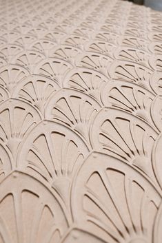 an intricately designed table top is shown in close up view with no people around it