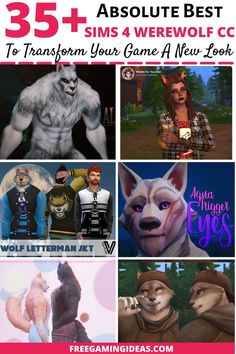 sims 4 werewolf cc Cool Werewolf, Sims 4 Werewolf Cc, Sims 4 Werewolf, Werewolf Character, Los Sims 4 Mods, Sims 4 Couple Poses, Sims 4 Sims, Cc Folder, The Werewolf