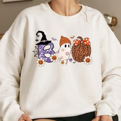 White Hooded Top For Halloween, Fun White Hoodie For Fall, White Character Print Hoodie For Fall, Spooky Cartoon Print T-shirt For Fall, Halloween White T-shirt With Front Print, Hoodie Png, Fall Spooky Cartoon Print T-shirt, White Halloween T-shirt With Sublimation Print, Pink Halloween T-shirt With Character Print