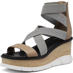 Faux Wood-Wrapped Platform Walking Sandals: Featuring A 3" Heel And A 1 1/2" Platform, These Walking Sandals Are Both Stylish And Practical. Their Wood-Wrapped Midsole Will Boost You Up Around 3" In Height. New Experiences May Be Had With The Correct Pair Of Sandals On Your Feet. When You Wear These Wedge Sandals, The World Is Literally At Your Feet. It Is Possible To Pair Them With Your Favorite Spring Dresses Or As Beach Sandals Because They Are Available In A Variety Of Shades These Are New W Sorel Sandals, Sandal Platform, Walking Sandals, Sorel Womens, Sorel Shoes, Gorgeous Shoes, Diva Fashion, Leather Wedge Sandals, Comfy Shoes