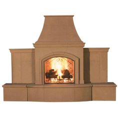 American Fyre Designs Grand Phoenix 113-Inch Free Standing Outdoor Gas Fireplace Vented Fireplace, Wall Extension, Vented Gas Fireplace, Vent Free Gas Fireplace, Fireplaces For Sale, Outdoor Gas Fireplace, Masonry Work, Outdoor Fireplaces, Free Gas