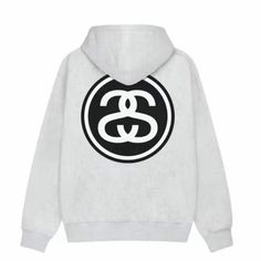 Stssy Ss-Link Hoodie - Grey - 75% Cotton, 25% Polyester - Oversized Fit - Screenprinted Graphics - Flat Woven Drawcord - Woven Eyelets - Kangaroo Pocket - Ribbed Cuffs And Hem - Soft, Smooth, And Wrinkle-Free. - Machine Washable. - Easy Care. Products Will Be Shipped Fast From My Side. Regularly, Same Day Or Second Day Ships Out After Purchasing In Weekdays. White Logo Hoodie For Fall, White Logo Hoodie For Streetwear, Oversized Logo Hoodie For Winter, Trendy Logo Sweatshirt For Winter, Gray Logo Sweatshirt For Fall, Gray Logo Sweatshirt For Streetwear, Urban Style Logo Hoodie For Winter, Second Day, My Side