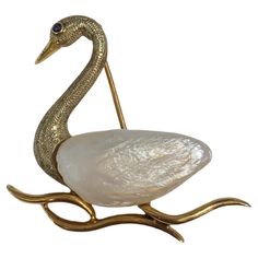 Swan Jewelry, Swan Brooch, Vintage Swan, Expensive Jewelry Luxury, Saltwater Pearls, Mabe Pearl, Diamond Eyes, Antique Brooches, Pearl Cluster