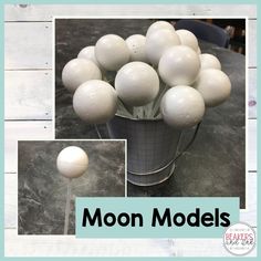 Moon Phases Activities, Ideas For Projects, Solar System Activities, Moon Activities, Sentence Stems, Stem Lab, Scientific Thinking, Nasa Poster, Lunar Phases