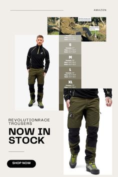 RevolutionRace Men's Nordwand Trousers, Durable Trousers for Hiking, Walking, Exploring and All Other Outdoor Activities.
Fabric 1: 65% Polyester, 35% Cotton; Fabric 2: 96% Polyamide, 4% Elastane
The Hypershell sections are treated with PFC-free DWR to resist light rain. Treat them with heat wax for even better protection against the weather when you’re out on the trail. Hiking Clothes, Walking Holiday, Luggage Brands