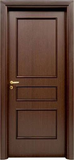 a brown door on a white background