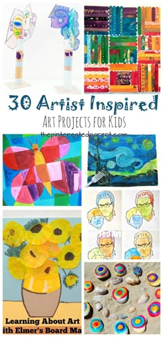 art projects for kids that are fun and easy to do with the kids at home