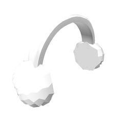 Roblox Earmuffs Codes, White Accessories Roblox Code, Roblox Face Accessories, Roblox Hats, Trash Outfit, Roblox Hat, Smirk Face, Fluffy Earmuffs, Png Accessories