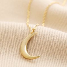 Gold Plated Moon Shaped Charm Necklace, Gold-plated Moon Charm Necklace, Gold Crescent Moon Charm Necklaces, Gold Plated Moon Charm Necklaces, Gold Plated Moon Charm Necklace As Gift, Gold Moon Phase Charm Necklace, Gold Plated Moon Charm Necklace, Gold Crescent Moon Phase Charm Necklace, Gold Crescent Sterling Silver Charm Necklace