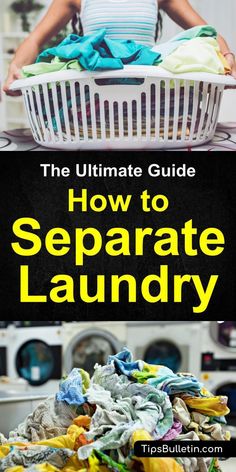 the ultimate guide to how to separate laundry