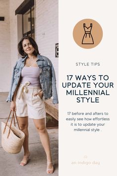 As a Millennial looking to stay on top of the latest trends, it can be difficult to keep up with the ever-changing fashion landscape. With the new year just around the corner, now is the perfect time to take a look at your wardrobe and update your look with these 17 before-and-afters of Millennial outfits! We'll show you how to give your basic millennial outfit an update for 2023 with a variety of colors, textures, and unique styles, so you can look your best for the coming year! Modern Millenial Fashion, Upgrade Millennial Outfit, Updating Millenial Wardrobe, Millenial Outfit Makeover, 2023 Office Fashion Trends, Millennial Fashion 2023, Millennial Makeover Fashion, Millennial Fashion 2024, 2024 Fashion For 30 Year Olds