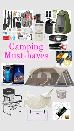 camping must - haves are the best things to pack for an outdoor trip this summer