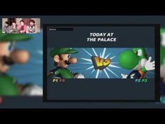 an image of mario kart and luigi in the video game, today at the palace