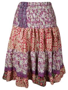 Womens Red Ruched Purple Floral Beach Recycle Silk Skirts S/M Take on the summer heat with our bold and adventurous Summer Ruched Elastic Skirt! Made from recycled silk, this skirt is perfect for beach days and hippy vibes. The ruched elastic waist ensures a comfortable and secure fit. Size S/M available. Embrace the heat and explore in style! Take on the summer with the Boho Style Summer Ruched Elastic Skirt! Made from recycled silk saree fabric in a bold Red Ruched Purple Floral hue, this skir Red Summer Beach Skirt, Red Lined Beach Skirt, Red Lined Skirt For Beach, Red Hippie Skirt For Summer, Red Hippie Skirt For Vacation, Red Lined Skirt For The Beach, Summer Flowy Red Skirt, Red Mini Skirt For Beach, Red Long Hippie Skirt