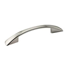 an image of a chrome door handle on a white background