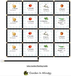 the garden planning guide is shown in this graphic diagram, which shows how to grow tomatoes and