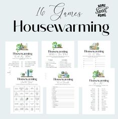 a housewarming checklist with the words it's going home