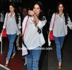 Jhanvi Kapoor and Khushi Kapoor spotted at the airport photo Jahanvi Kapoor, Janvhi Kapoor, College Ootd, Janvi Kapoor, Jahnvi Kapoor, Khushi Kapoor, Celebrity Casual Outfits, Janhvi Kapoor