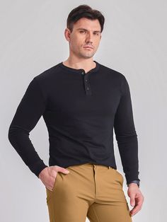 This is Aha Moment!


This is a pullover Henley long-sleeve T-shirt made of cotton. Versatile Everyday style.


Product Feature


Set head design
Comfort stretch fabric



Fabric & Care


Fabric: Cotton
Care: Machine wash
Imported


 


Size & Fit


Fit: Regular
Length: Normal Aha Moment, Tactical Belt, Head Design, Product Feature, Mesh Shorts, Cargo Joggers, Henley Shirt, Black Khakis, Urban Outfits