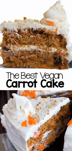 the best vegan carrot cake with cream cheese frosting