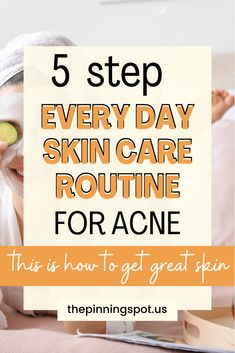 Here's an everyday acne skincare routine to help you get clear skin and get rid of acne. Its the everyday skin care routine to use if you have oily skin, acne prone skin, and oily skin acne. So if you're looking for the perfect skin care routine to do every day, read this post to get the everday skin care routine for clear skin. the perfect skin care routine| great skin care routine | facial tips | good facial routine | face self care routine for acne / oily skin / clear skin Skin Care Routine For Dry Skin And Acne, Acne Prone Skin Care Skincare Routine, Teen Acne Skincare Routine, Oily Acne Prone Skin Care, Routine For Clear Skin, Face Self Care, Acne Prone Skin Care Routine, Face Cleaning Routine