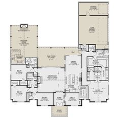 the first floor plan for this house