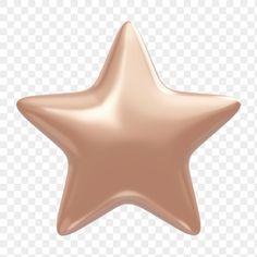 a gold star on a transparent background