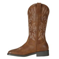 PRICES MAY VARY. Mid Calf Square Toe Boots provide a stylish look and comfort to move around all day! 【WOMENS WESTERN BOOTS FEATURES】: ① Intricately crafted with fashionable and classic western styling.② Square toe cowboy boots provides maximum comfort for your toes.③High-quality PU leather and comfort synthetic lining, offers a soft next-to-skin feel to give. 【CLASSIC COWBOY BOOTS】: Western Square Toe/Fancy Stitching Pattern/PU Leather Upper/Rubber Sole/Block Heel/Breathable Mesh Lining/Pull On Western Wide Calf Mid-calf Boots For Western-themed Events, Mid-calf Boots For Western-themed Winter Events, Western Style Mid-calf Boots With Round Toe For Ranch, Winter Mid-calf Boots With Round Toe For Western-themed Events, Winter Western-themed Mid-calf Boots With Round Toe, Winter Mid-calf Boots For Western-themed Events, Fall Western-themed Mid-calf Boots With Round Toe, Casual Mid-calf Boots With Round Toe For Western-themed Events, Casual Mid-calf Boots With Round Toe For Western Events