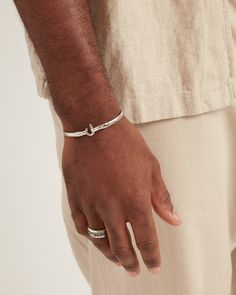 A Vibe signature, the St. John Hook Bracelet is fashioned in gently hammered sterling silver with a "J" hook clasp to honor the island of St. John. Featuring a replica of the St. John petroglyph and seven good luck wraps, solo or stacked, it is sure to be a favorite statement piece. Found in many of our designs, Vibe’s seven good luck wraps represent love, laughter, happiness, good fortune, health, unity, and peace. In the Caribbean tradition, wear your hook facing in to keep love close to your Hook Bracelet, Gold Wrap, Hammered Sterling Silver, Hook Clasp, A J, Sterling Silver Bands, Unique Charms, Bracelet Sizes, Christmas List