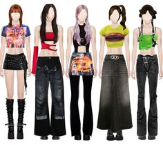 K Pop Inspired Outfits, Kpop Outfits Inspiration, Gg Outfits, Concert Clothes, Star Maker