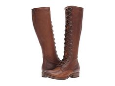 Frye Melissa Tall Lace Cognac Boots, Rubber Heels, Pull Up, Tall Boots, Discount Shoes, Lace Boots, Lace Up Boots, Sock Shoes, Winter Boots