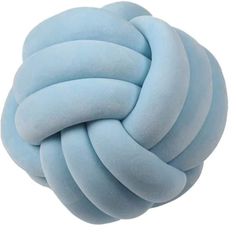 Blue Room Decor, Pillow Ball, Knot Cushion, Coastal Room, Cute Cushions, Knot Pillow, Beach Room, Round Throw Pillows, Cushions To Make