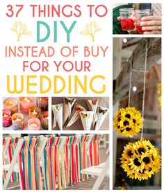 some pictures with sunflowers and other things to do for your wedding or special occasion