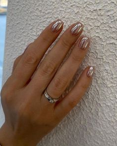 Silver Gel Nails, Square Nail Designs, Casual Nails, Elegant Nails, Dream Nails, Fire Nails, Classy Nails, Chic Nails