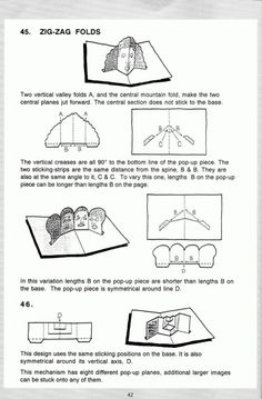 the instructions for how to make an origami paper airplane with pictures on it