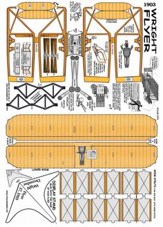 an image of a paper model of a wooden structure with plans and instructions to build it