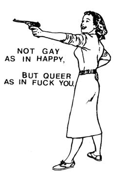 Not gay as in happy, but... Love that gay folks are standing up and laughing at the crap "normal" people send there way!!! Rattus Rattus, 40s Mode, Riot Grrrl, Queer Art, Photo Couple, Winchester, Punk Rock, A Woman, Queen