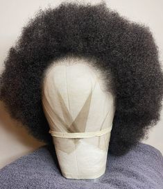 Afro wig knotted by me. Afro Frontal Wig, Afro Wig Hairstyles, Afro Wig, Long Afro Wigs, Big Afro Wigs For Black Women, Curly Afro Wig, Afro Wigs, Diy Wig