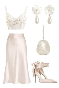 2021 Outfits Trends, Pearl Outfit Aesthetic, Princess Style Outfits, Dreamy Outfits Aesthetic, Princesscore Outfits, Princess Aesthetic Outfits, Pink Satin Skirt, Princess Outfits, Libra Zodiac