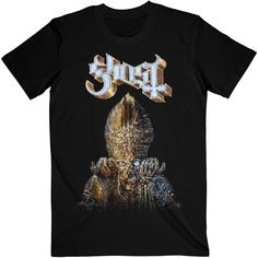 Embrace the Mystique with the Official Ghost Band T-ShirtJoin the legion of Ghost fans in style with our officially licensed Ghost T-shirt. This isn't just a piece of apparel; it's a symbol of your allegiance to one of the most enigmatic bands of our time. Whether you're a long-time follower or a new convert to the band's captivating blend of hard rock and haunting theatrics, this T-shirt is your perfect companion.Features and BenefitsAuthentic Design: This T-shirt is a true collector's item, fe Glow Design, Ghost Logo, Ghost Band, Punk T Shirt, Screen Printing Designs, Short Styles, High Quality T Shirts, Printed Tees, Vintage Tshirts