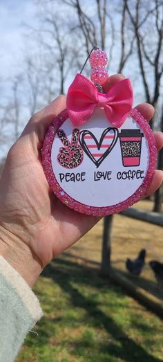 Car Freshie Peace Love Coffee Hot Pink Leopard Print Custom | Etsy Hot Pink Leopard Print, Hot Pink Leopard, Pink Leopard Print