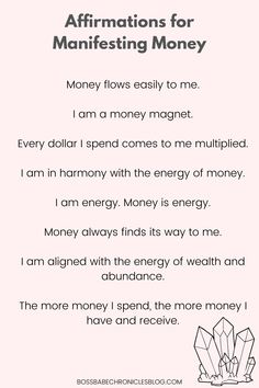 Manifestations And Affirmations, Best Affirmations For Money, Manifestation For Work, Manifest More Money, Manifestations For Money, Affirmation And Manifestation, Manifest For Money, Manifestation Quotes For Money, Manifest Money Affirmations