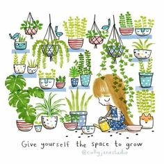 Buddha Doodle, Yoga Art, Yoga Quotes, Illustrators On Instagram, Yoga For Kids, Plant Lady, Plant Life, Back Pain, Cute Illustration